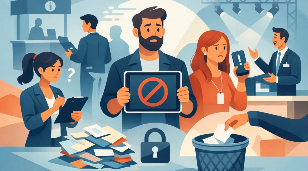 5 errori nella raccolta contatti agli eventi