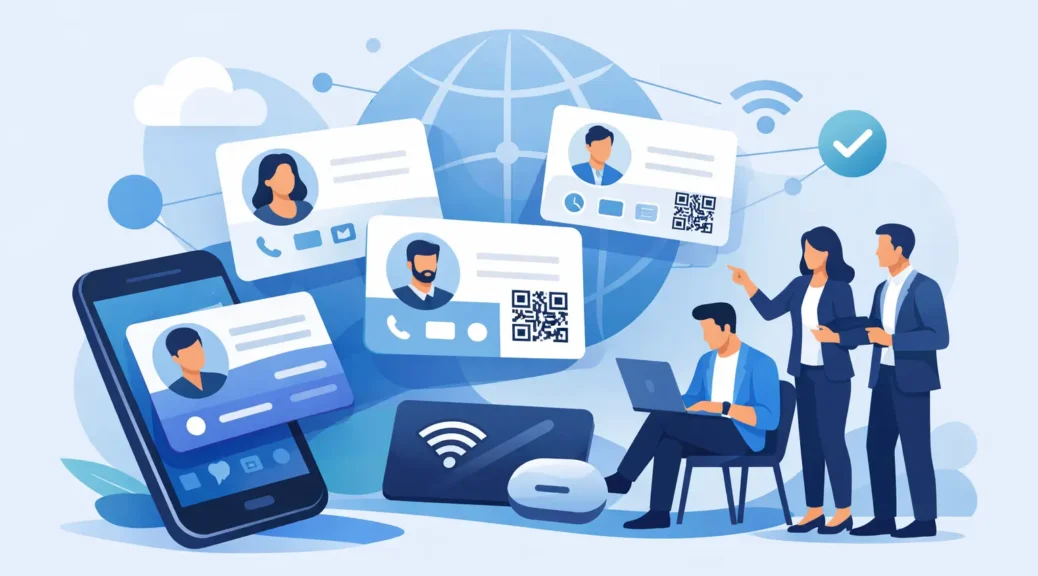 Recensione biglietti da visita digitali per team