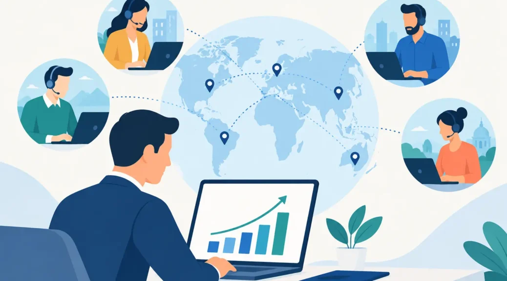 Esempio di vendita per team commerciali distribuiti