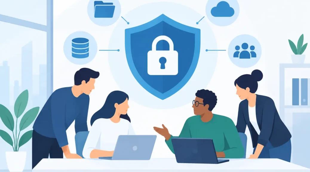 Guida sicurezza dati commerciali per team